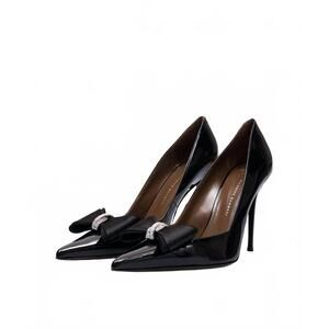 NEW GIUSEPPE ZANOTTI women's raquel shoes in black patent